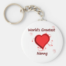 World's Greatest nanny Key Chains