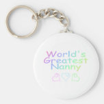 Worlds Greatest Nanny Key Chains