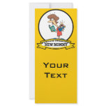 WORLDS GREATEST NEW MOMMY CARTOON CUSTOMIZED RACK CARD