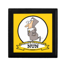 WORLDS GREATEST NUN CARTOON GIFT BOXES