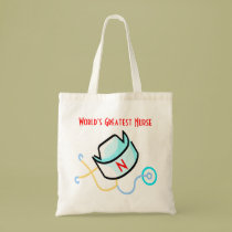World's Greatest Nurse tote bags