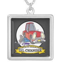WORLDS GREATEST OIL CHANGER MEN CARTOON JEWELRY