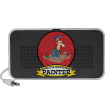 WORLDS GREATEST PAINTER MEN CARTOON NOTEBOOK SPEAKERS