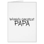 Worlds Greatest Papa Greeting Cards