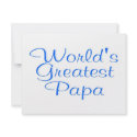 Worlds Greatest Papa invitations