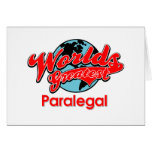 World's Greatest Paralegal Greeting Card