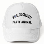 Worlds Greatest Party Animal hats