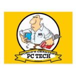 WORLDS GREATEST PC TECH MEN CARTOON POST CARDS