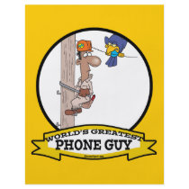 WORLDS GREATEST PHONE GUY MEN CARTOON FLYERS