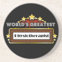 World's Greatest Physiotherapist Drink Coasters