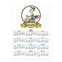 WORLDS GREATEST PIZZA DELIVERY GUY CARTOON BUSINESS CARD TEMPLATE