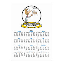 WORLDS GREATEST PODIATRIST WOMEN CARTOON BUSINESS CARDS