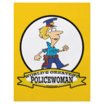 WORLDS GREATEST POLICEWOMAN CARTOON flyers