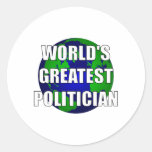 World's Greatest Politican Stickers