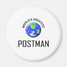 World's Greatest Postman Refrigerator Magnets