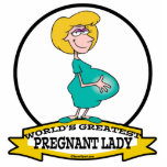 WORLDS GREATEST PREGNANT LADY CARTOON photo sculptures