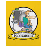 WORLDS GREATEST PROGRAMMER MEN CARTOON flyers