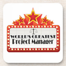 World's Greatest Project Manager Coasters