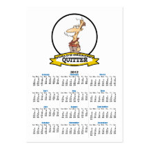 WORLDS GREATEST QUITTER SMOKER CARTOON BUSINESS CARD TEMPLATES