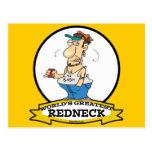 WORLDS GREATEST REDNECK II CARTOON POST CARD