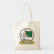 WORLDS GREATEST ROCKET SCIENTIST MEN CARTOON BAG
