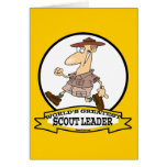 WORLDS GREATEST SCOUT LEADER MEN CARTOON CARD