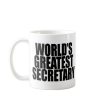 World's Greatest Secretary Mug