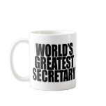 World's Greatest Secretary Mug