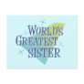 World's Greatest Sister Post Cards