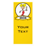 WORLDS GREATEST SNOB WOMEN CARTOON rack cards