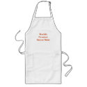 World's Greatest Soccer Mum aprons