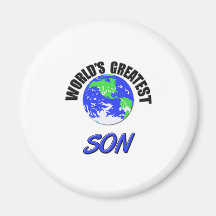 World's Greatest Son Refrigerator Magnets