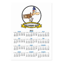 WORLDS GREATEST SPEEDY DELIVERY GUY MEN CARTOON BUSINESS CARD
