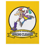 WORLDS GREATEST SPRING CLEANER WOMEN CARTOON flyers