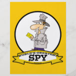 WORLDS GREATEST SPY MEN CARTOON FLYERS