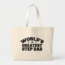 World's Greatest Step Dad Bag