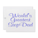 Worlds Greatest Step Dad invitations