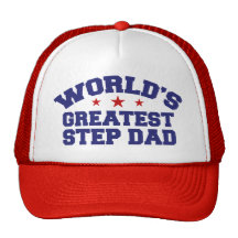 World's Greatest Step Dad Mesh Hats
