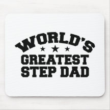 World's Greatest Step Dad Mousepads