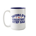 World's Greatest Step Dad mugs