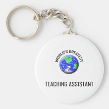World's Greatest Teaching Assistant Keychains