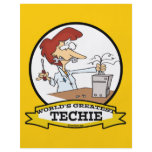 WORLDS GREATEST TECHIE WOMEN CARTOON flyers