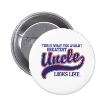World's Greatest Uncle Buttons