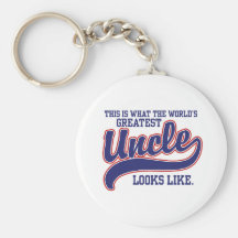 World's Greatest Uncle Key Chain