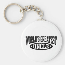 World's Greatest Uncle Keychain