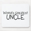 Worlds Greatest Uncle mousepads