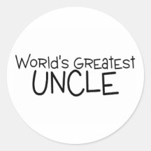 Worlds Greatest Uncle Sticker