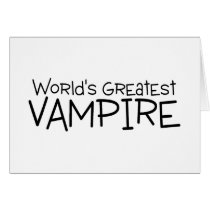 Worlds Greatest Vampire Card