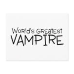 Worlds Greatest Vampire postcards