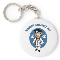 World's Greatest Vet Gifts and Tees Key Chain